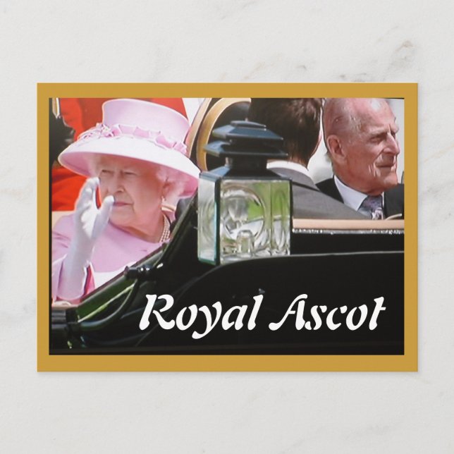 Carte postale portrait de l'Ascot Royal pour le ju (Devant)