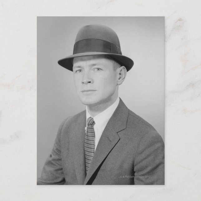 Carte Postale Portrait de l'homme (Devant)