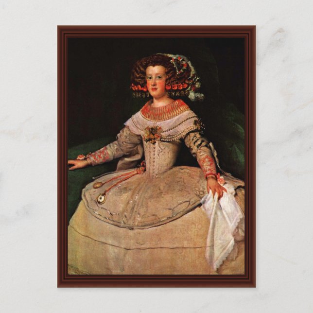 Carte Postale Portrait De L'Infante Maria Teresa (Devant)