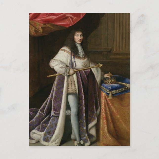 Carte Postale Portrait de Louis XIV (Devant)