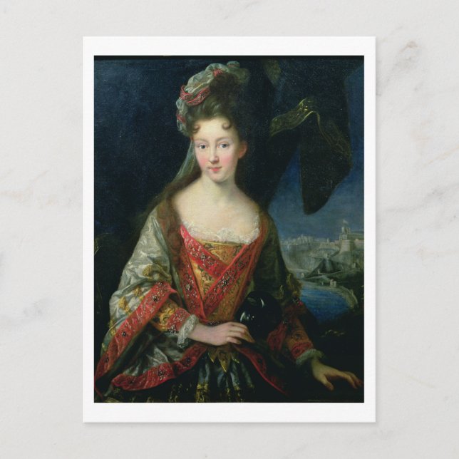 Carte Postale Portrait de Louise-Hippolyte (1687-1731) (Devant)