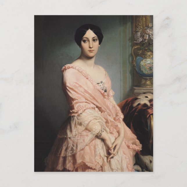 Carte Postale Portrait de Madame F, 1850-51 (Devant)