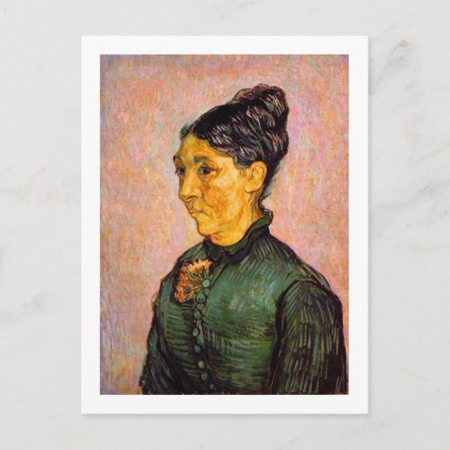 Carte Postale Portrait de Madame Trabuc, Van Gogh Fine Art (Devant)
