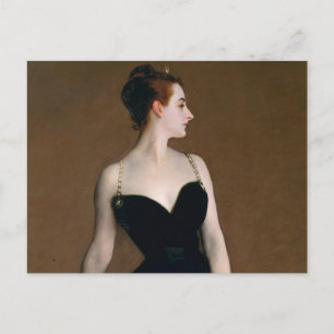 Carte Postale Portrait de Madame X par John Singer Sargent avec