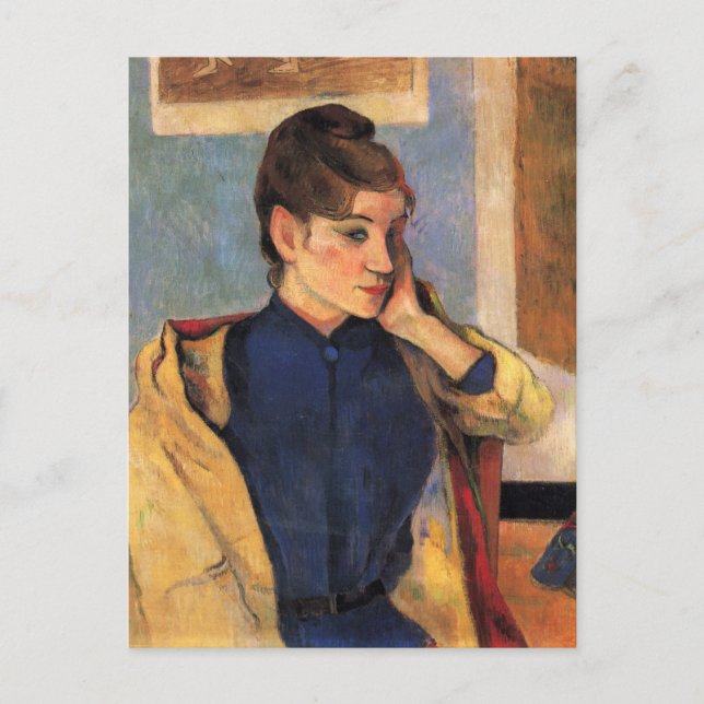 Carte Postale Portrait de Madeline bernard - Paul Gauguin (Devant)