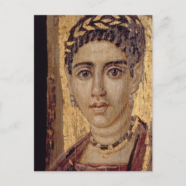 Carte Postale Portrait de maman d'une femme, de Fayum, Romano-Eg (Devant)