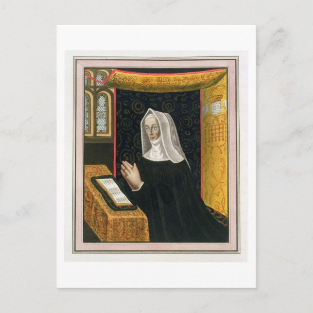 Carte Postale Portrait de Margaret Beaufort, comtesse de Richmon (Devant)