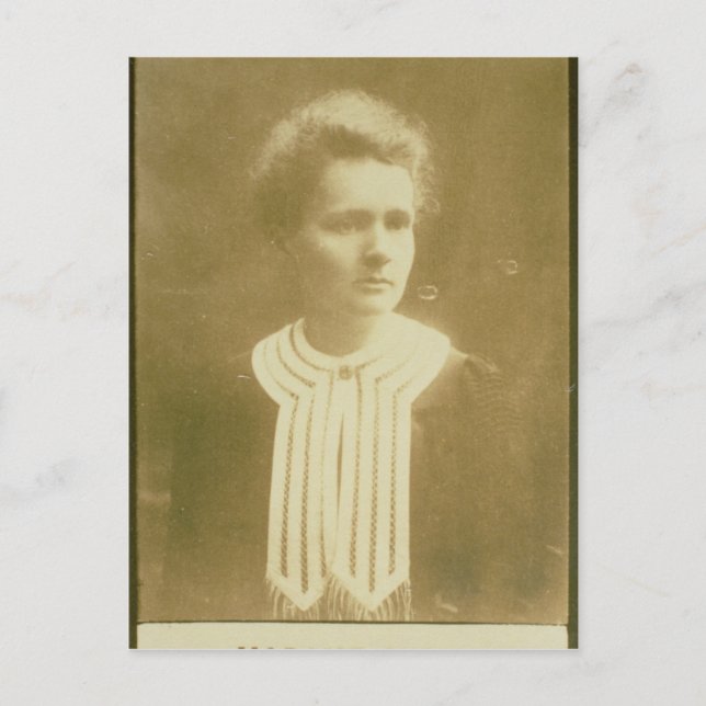 Carte Postale Portrait de Marie Curie (Devant)