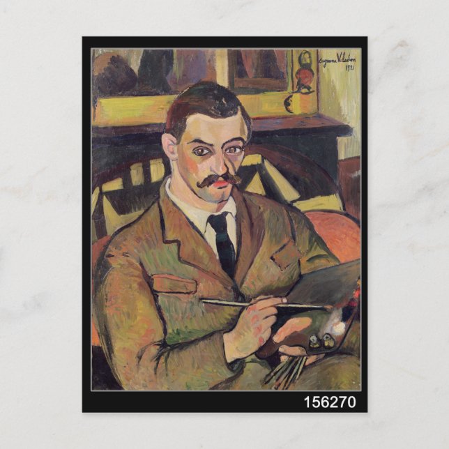 Carte Postale Portrait de Maurice Utrillo 1921 (Devant)