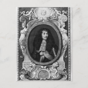Carte Postale Portrait de Médaillon de Louis XIV