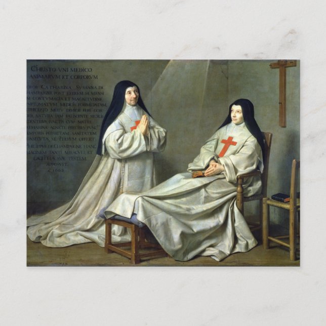 Carte Postale Portrait de Mère Catherine-Agnes (Devant)