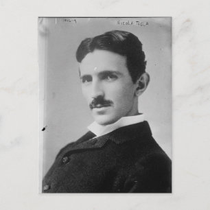 Carte Postale Portrait de Nikola Tesla
