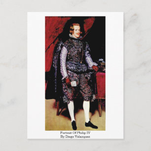 Carte Postale Portrait De Philip Iv Par Diego Velazquez
