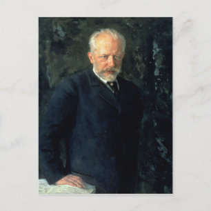 Carte Postale Portrait de Piotr Ilyich Tchaikovsky