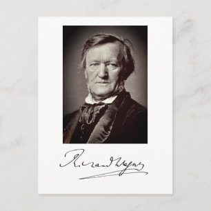 Carte Postale Portrait de Richard Wagner
