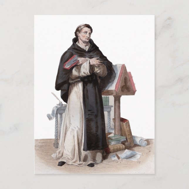 Carte Postale Portrait de Saint Bernard de Clairvaux (Devant)