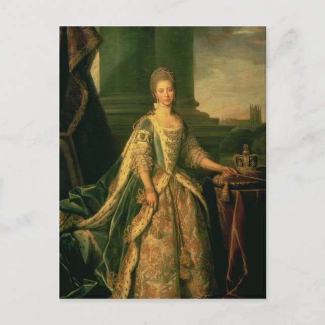 Carte Postale Portrait de Sophie Charlotte (Devant)