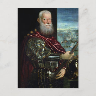 Carte Postale Portrait de Vernier Commandant en chef