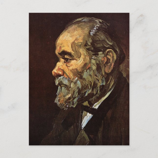 Carte Postale Portrait de vieil homme avec barbe par Vincent van (Devant)