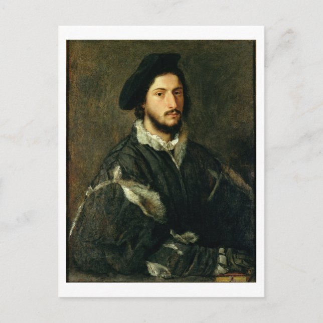 Carte Postale Portrait de Vincenzo Mosti (huile sur toile) (Devant)