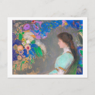 Carte Postale Portrait de Violette Heymann, Redon