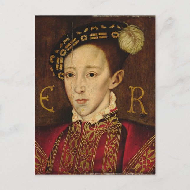 Carte Postale Portrait d'Edward VI (Devant)