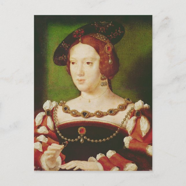 Carte Postale Portrait d'Eleanor de Hapsbourg (Devant)