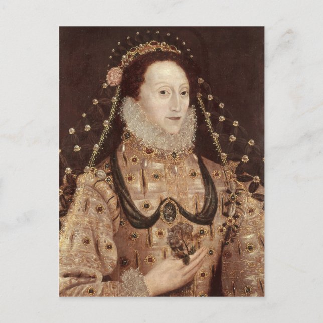Carte Postale Portrait d'Elizabeth I c.1575-80 (Devant)