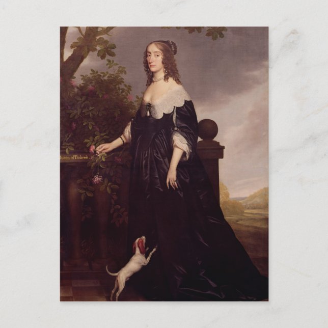Carte Postale Portrait d'Elizabeth, reine de Bohême (Devant)