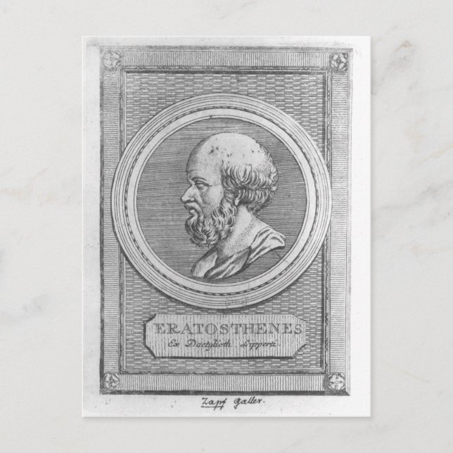 Carte Postale Portrait d'Eratosthène (Devant)