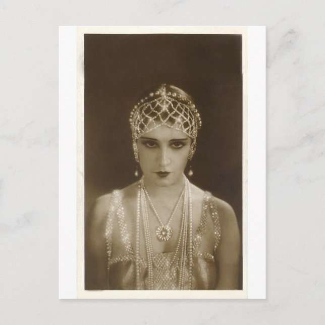 Carte Postale Portrait des années vingt (Devant)