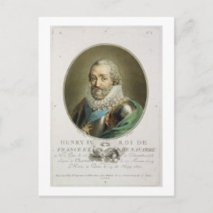 Carte Postale Portrait d'Henri IV, roi de France et de Navarre (