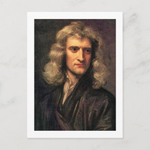 Carte Postale Portrait d'Isaac Newton (1642-1727)