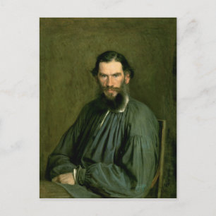 Carte Postale Portrait du Comte Lev Nikolaevich Tolstoï 1873
