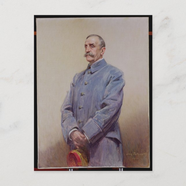Carte Postale Portrait du maréchal Ferdinand Foch 1920 (Devant)