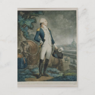 Carte Postale Portrait du marquis de La Fayette