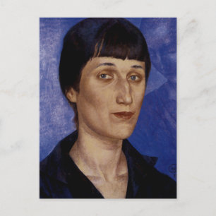 Carte Postale Portrait du poète Anna Akmatova