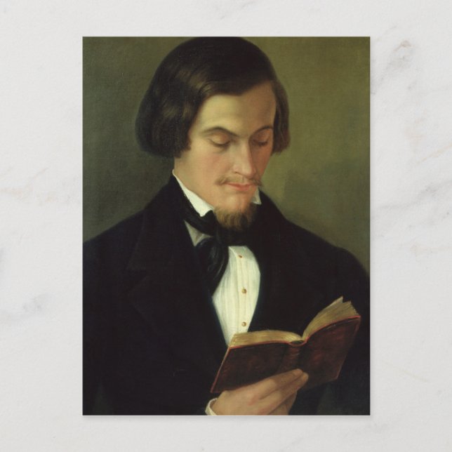 Carte Postale Portrait du poète Heinrich Heine 1842 (Devant)