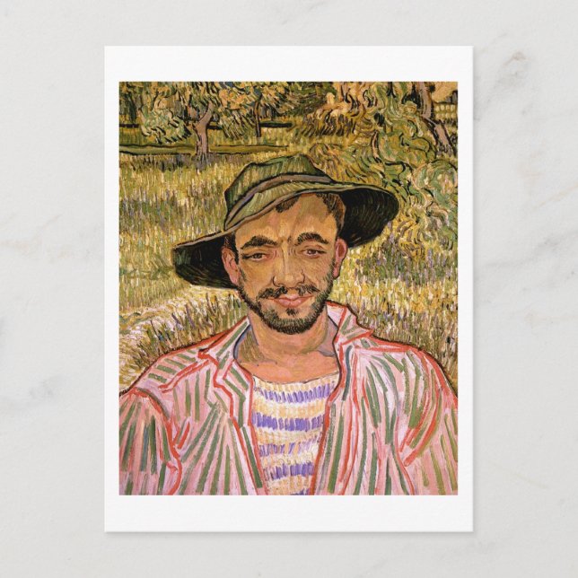 Carte Postale Portrait d'un jeune paysan, Vincent van Gogh (Devant)