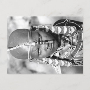 Carte Postale Portrait d'un Masaï