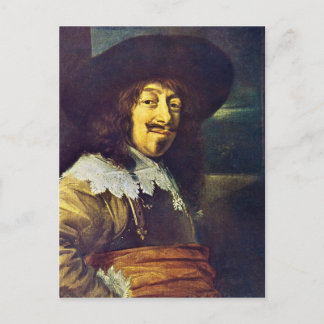 Carte Postale Portrait d'un officier par Frans Hals