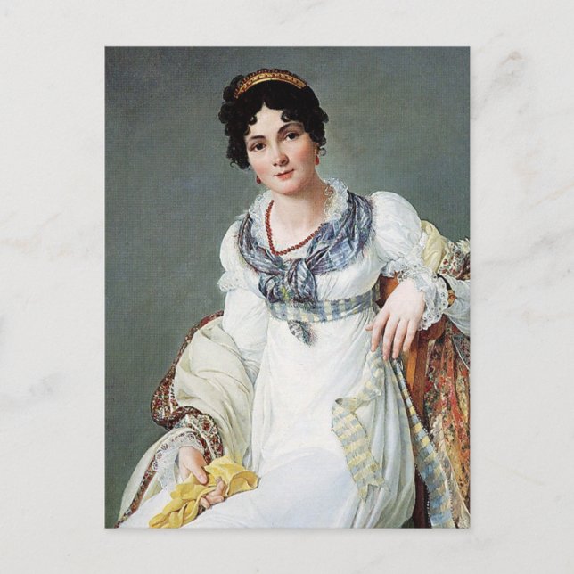 Carte Postale Portrait d'une dame (Devant)