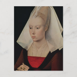 Carte Postale Portrait d'une dame, c.1450-60