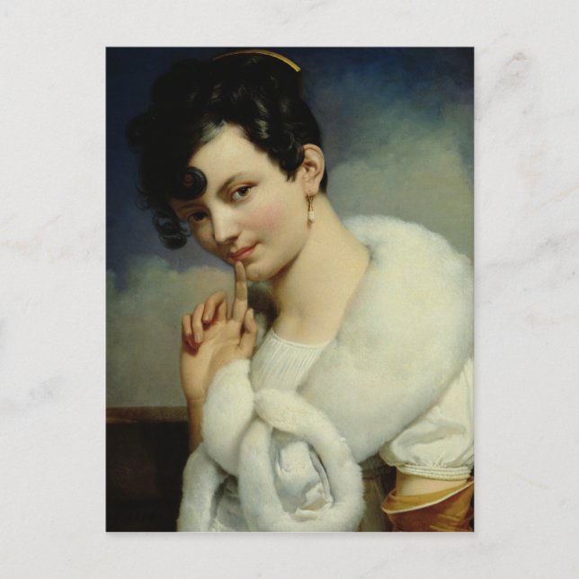 Carte Postale Portrait d'une femme 3 (Devant)