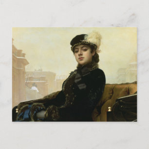 Carte Postale Portrait d'une femme inconnue, 1883