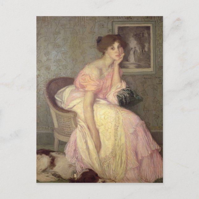 Carte Postale Portrait d'une jeune femme (Devant)