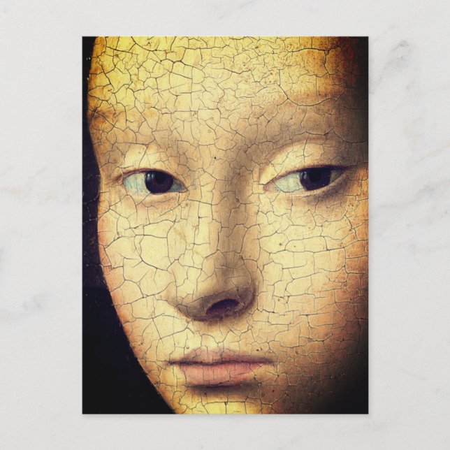 Carte Postale Portrait d'une jeune fille (détail) (Devant)