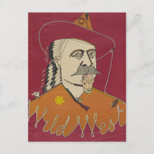 Carte Postale Portrait en buste de Buffalo Bill