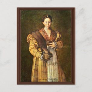 Carte Postale Portrait Femme Appelé "Lâ € ™ Antea" " Par Parmig