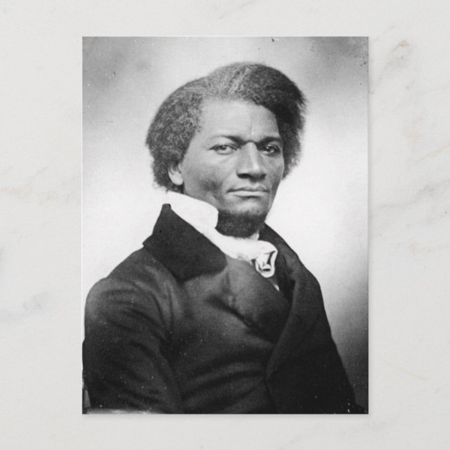 Carte Postale Portrait Frederick Douglass ~ 1847 (Devant)